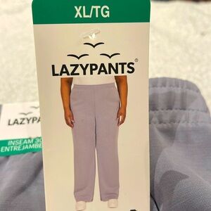 XL: LAZYPANTS Sueded Straight Leg Pants